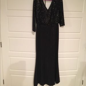 Calvin Klein Black sequin dress